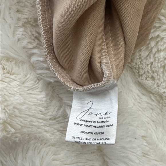 JAUS BENTLEIGH DRESS WHITE/NUDE sz S NWT - Picture 9 of 10